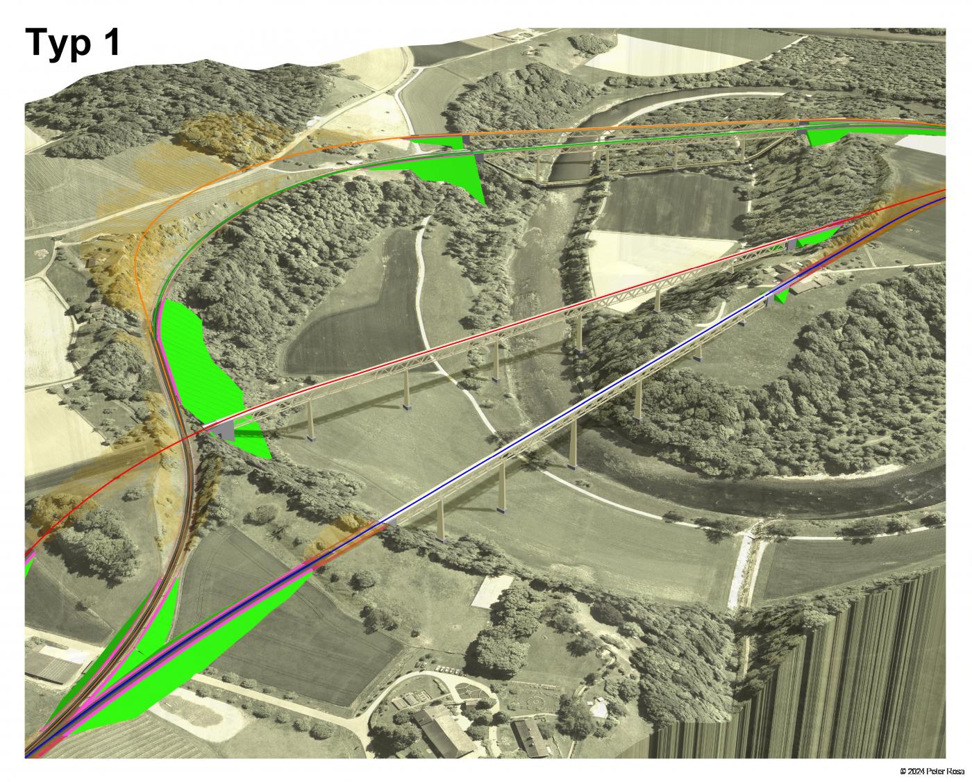 Thurbrücke Ossingen - Étude de faisabilité pour le remplacement d’un viaduc ferroviaire - 5. Comparaison globale des variantes (fr)
