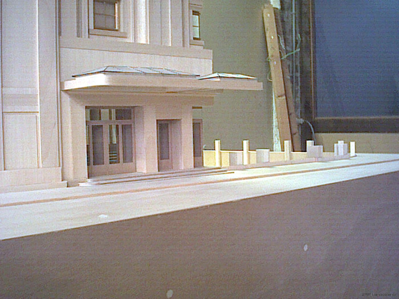 Model of the 'Théâtre des Champs-Elysées'