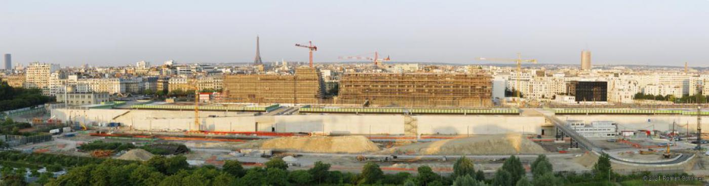 ZAC des Batignolles - Construction of an urban slab of 550m x 70m